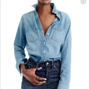 Jcrew Everyday Chambray Shirt